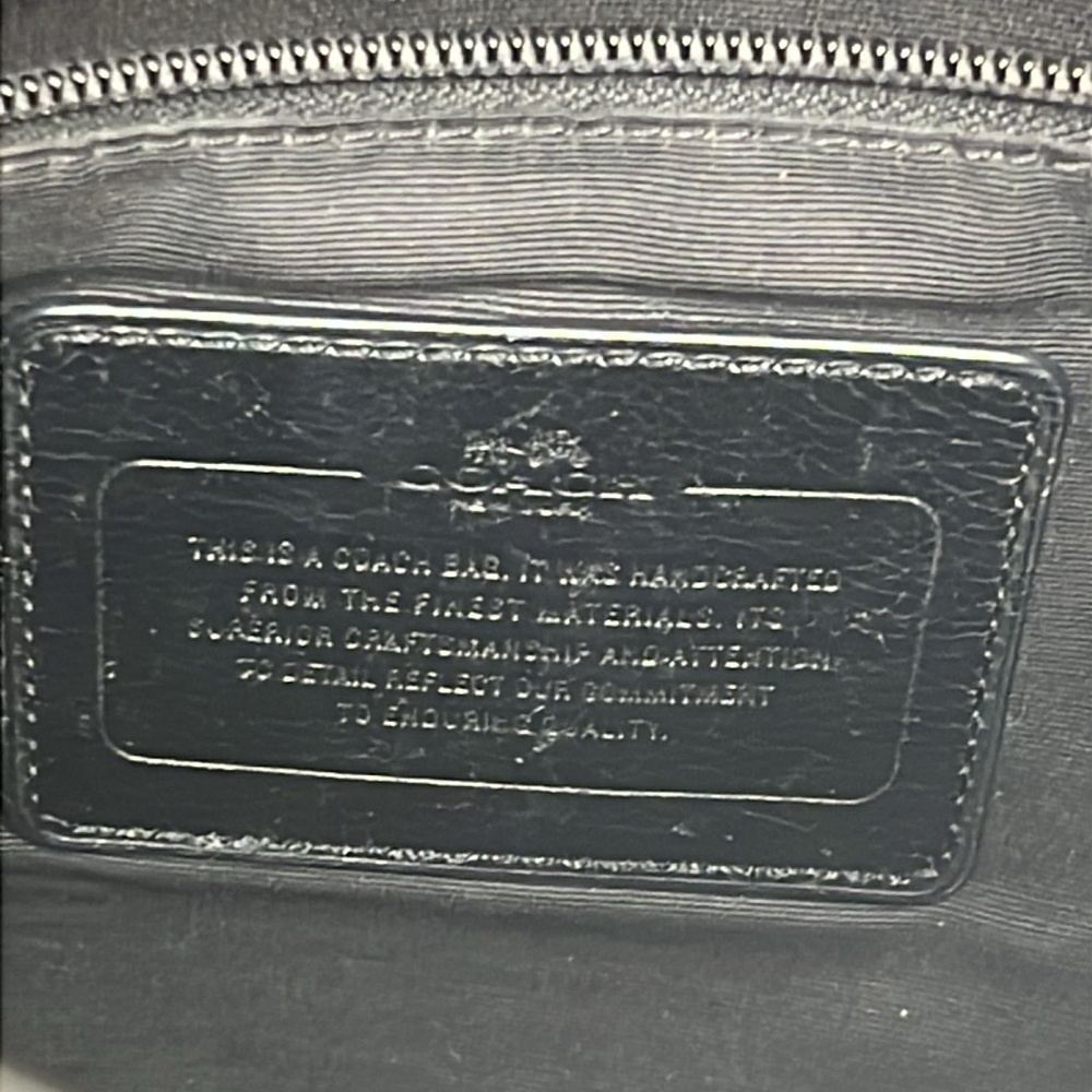 Coach F54780 Shoulder Bag Leather Black - Picture 11 of 16